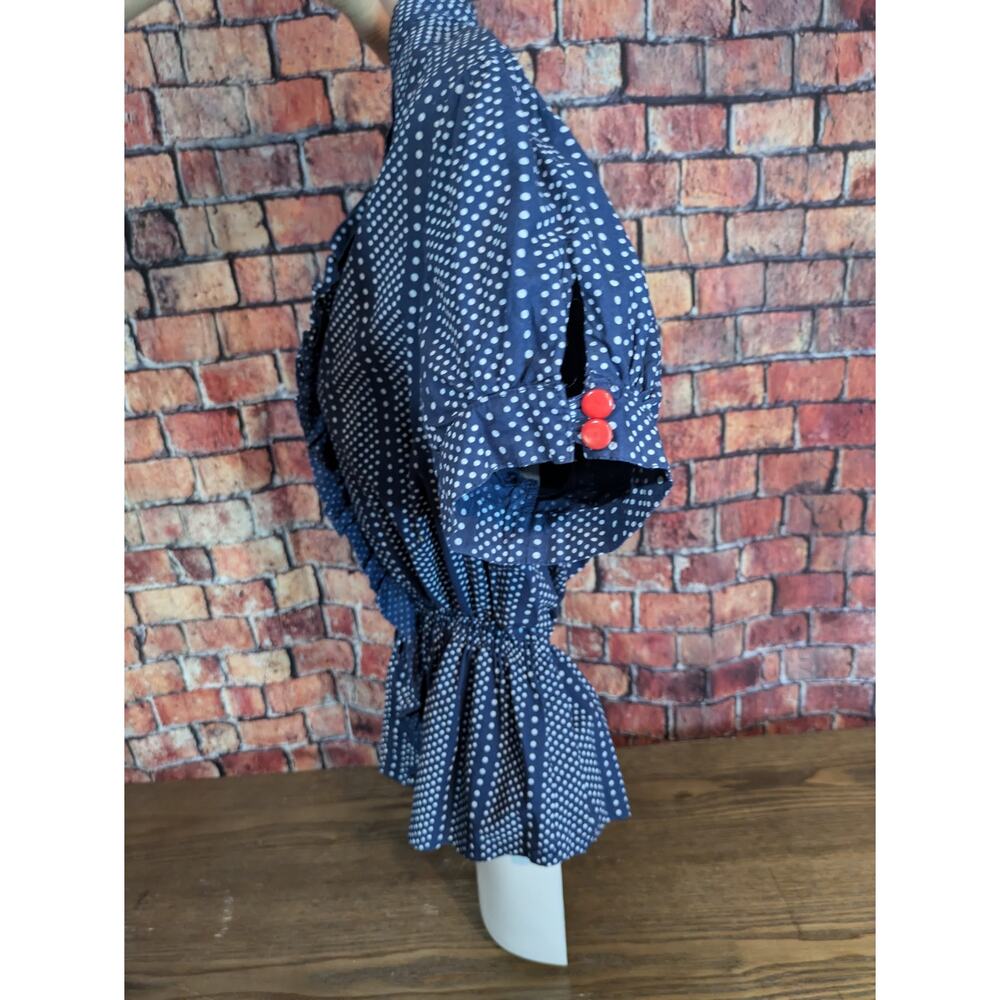 Zinger Vintage style thank you find at least one you blue top Size L - Picture 7 of 10